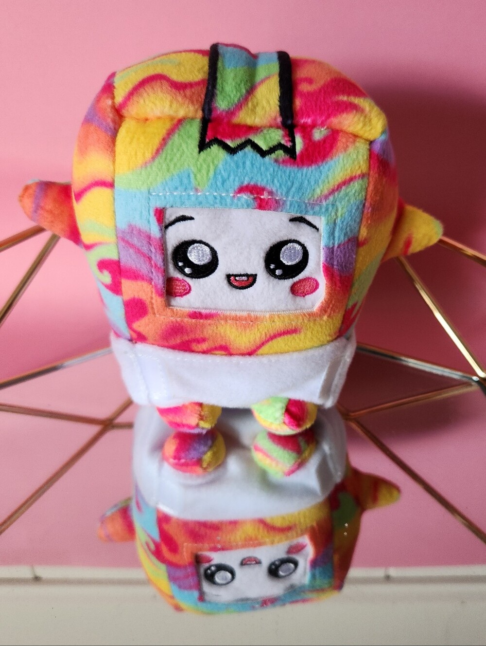Lankybox 4" Plush Series 2 Mini Mystery Rainbow Baby Boxy